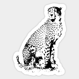 Cheetah Sticker